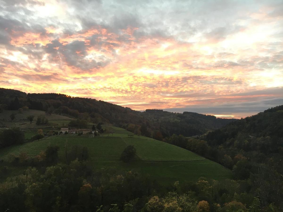 Le Coteau D'Olliergues Bed & Breakfast Bagian luar foto